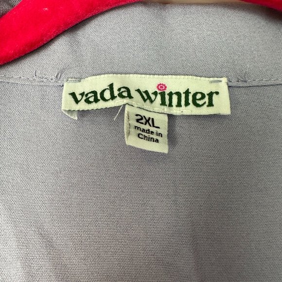 Vada Winter Blazer Womens 2XL Light Purple Open Front Oversized - Picture 3 of 8